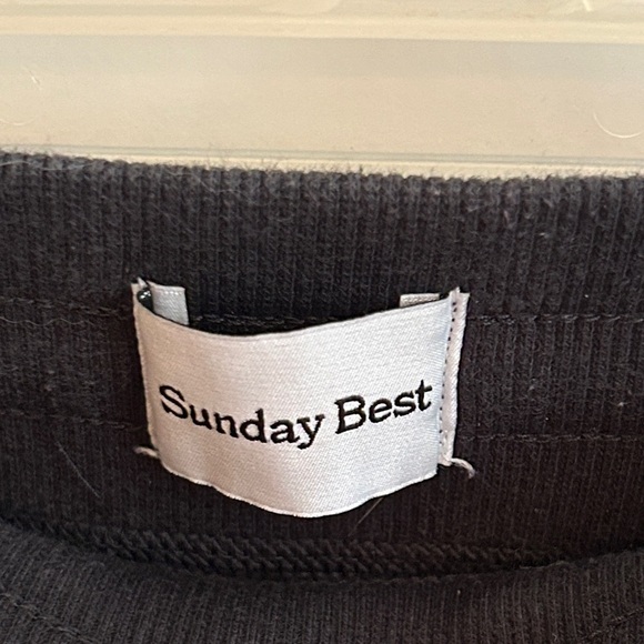 Sunday Best Midnight Black Flare Pants - Picture 6 of 7